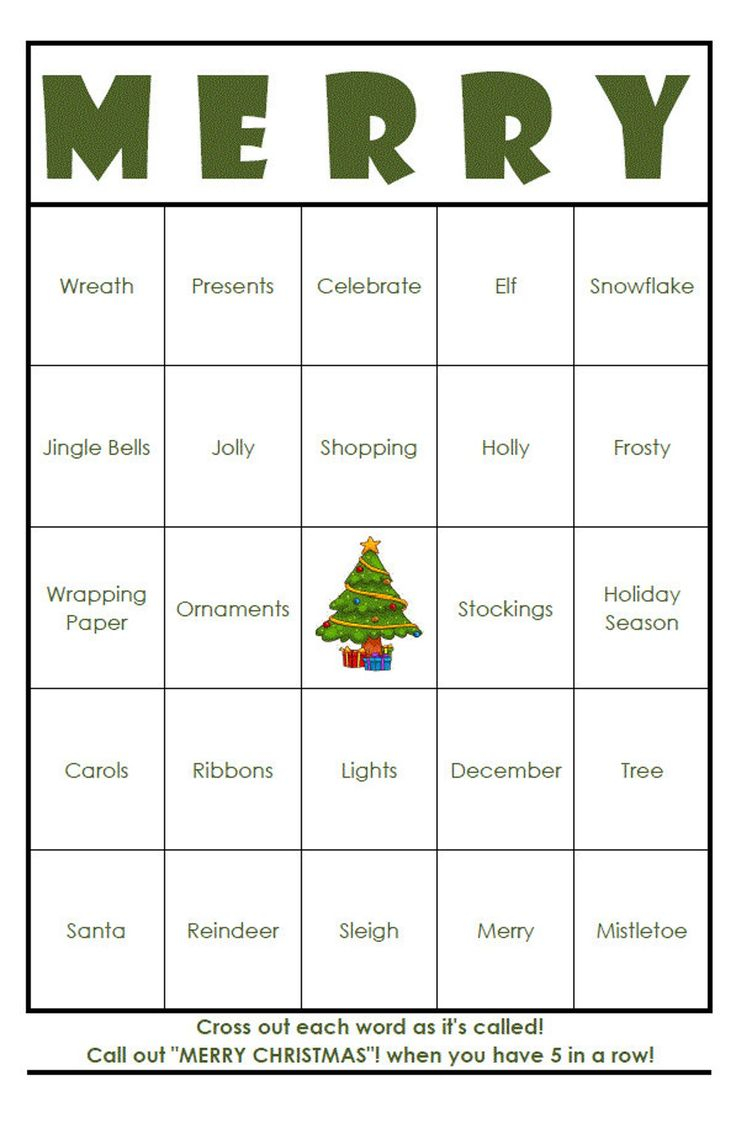 EASY PRINT Christmas Bingo Cards Digital File 40 Cards