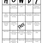 Family Reunion Get to Know You BINGO