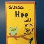 Farewell Cards For Preschoolers Teacher Cards Farewell