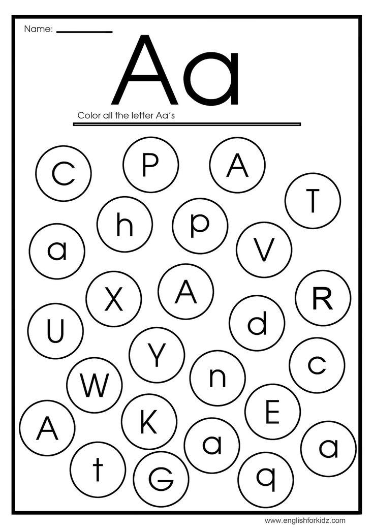 Find Letter A Worksheet Letter B Worksheets Phonics 