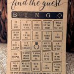 Find The Guest Bingo Find The Guest Bingo Bridal Shower