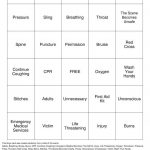 First Aid Bingo Cards Printable Bingo Cards Printable