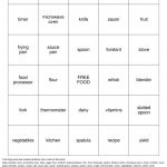Food Bingo Cards To Download Print And Customize