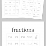 Fractions Bingo Free Bingo Cards Bingo Cards Bingo