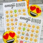 FREE Emoji Bingo Printable Emoji Theme Party Emoji