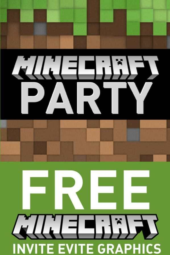 Free Minecraft Birthday Invitations For Print Or Evite 