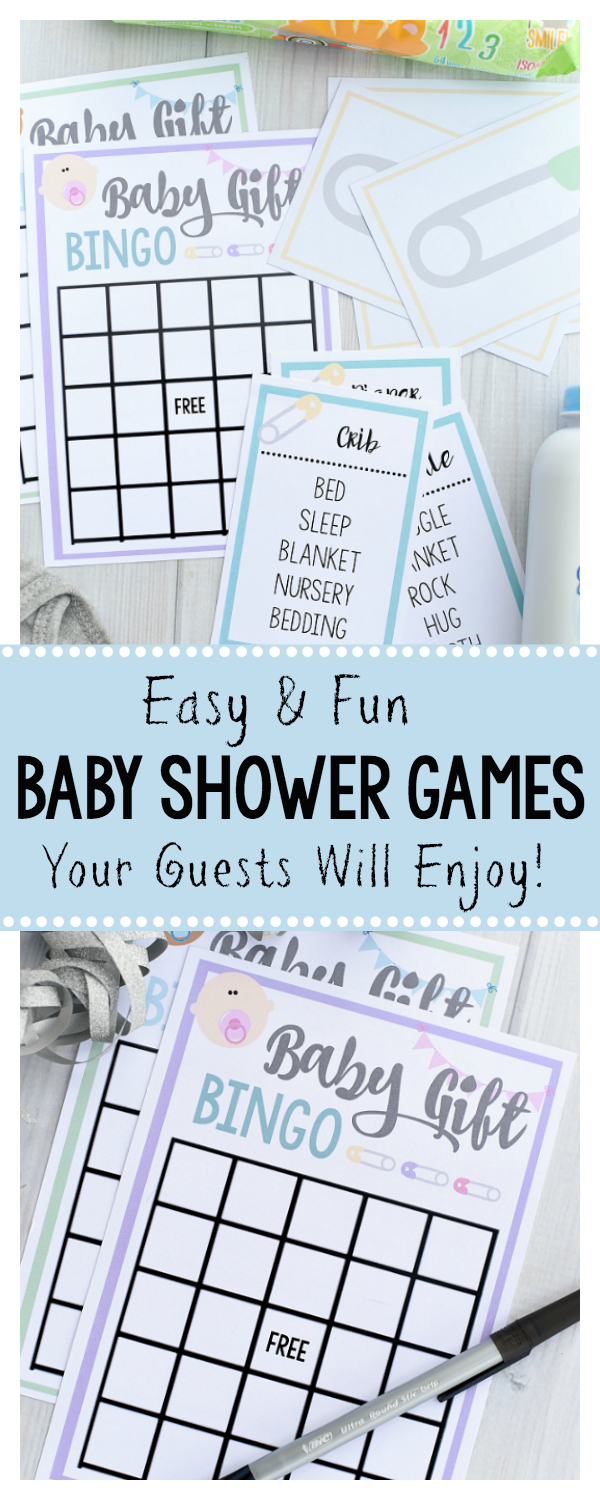 Free Printable Baby Shower Games For Large Groups Fun 