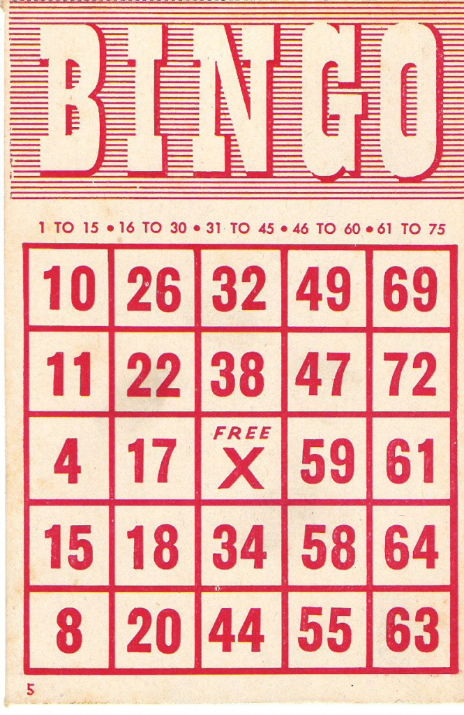 Free Printable Bingo Cards 1 75 Printable Card Free