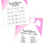Free Printable Bridal Shower Bingo The Typical Mom
