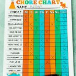 Free Printable Chore Charts For Kids Chore Chart Kids