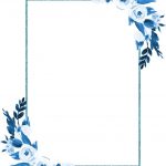 FREE Printable Dusty Blue Bridal Shower Invitatio In