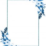 FREE Printable Dusty Blue Bridal Shower Invitatio In
