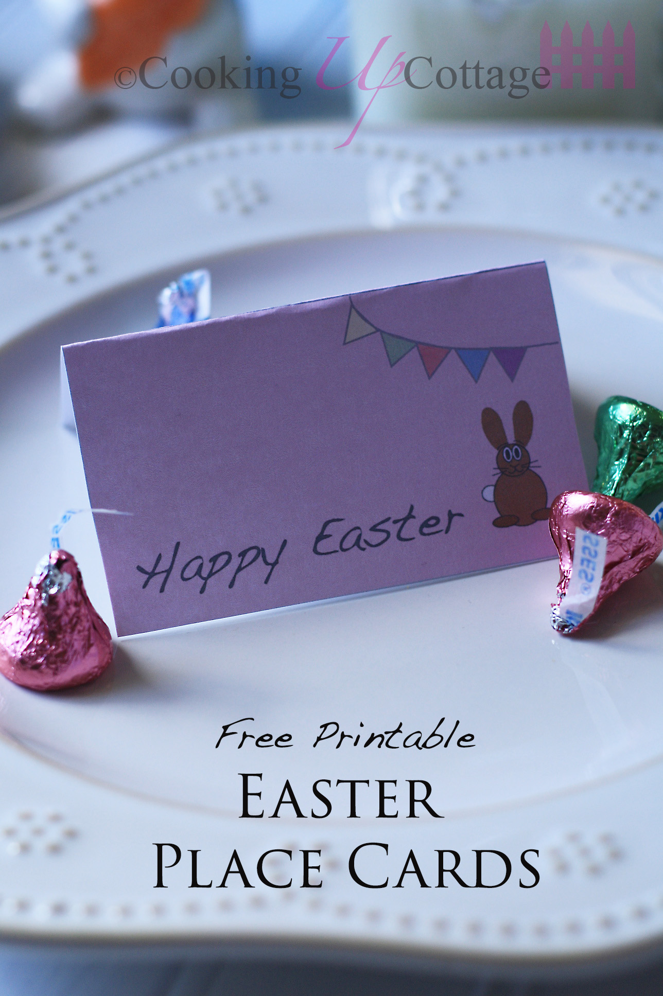 Free Printable Easter Place Cards Cooking Up Cottage