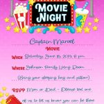 FREE Printable Movie Night Invitations And Flyers Movie