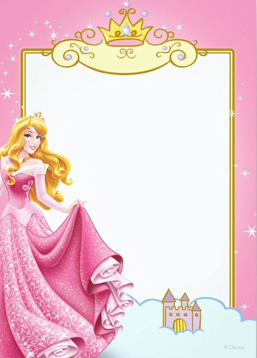Free Printable Princess Invitation Templates Invitations 