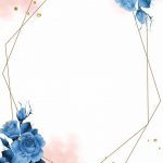 FREE Printable Pristine Blue Roses Baby Shower