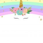 FREE Printable Unicorn Rainbow Invitation Template