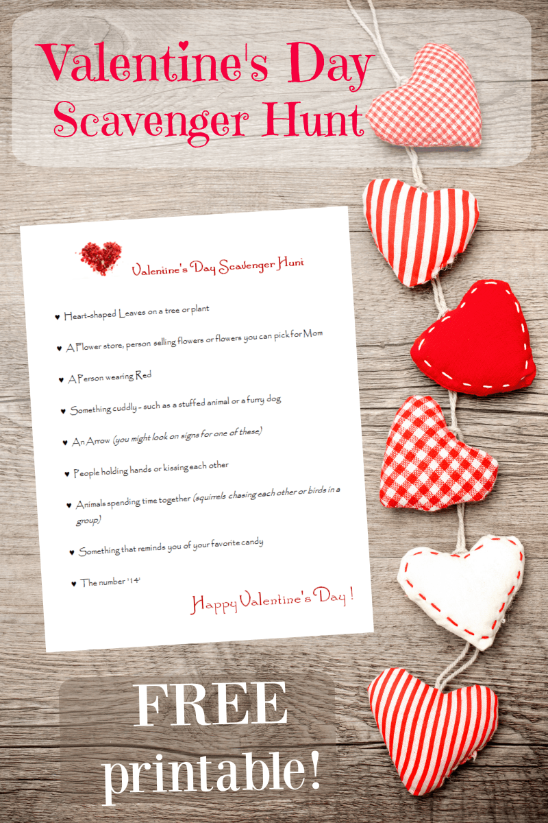 FREE Printable Valentine Volcano Cards Science 