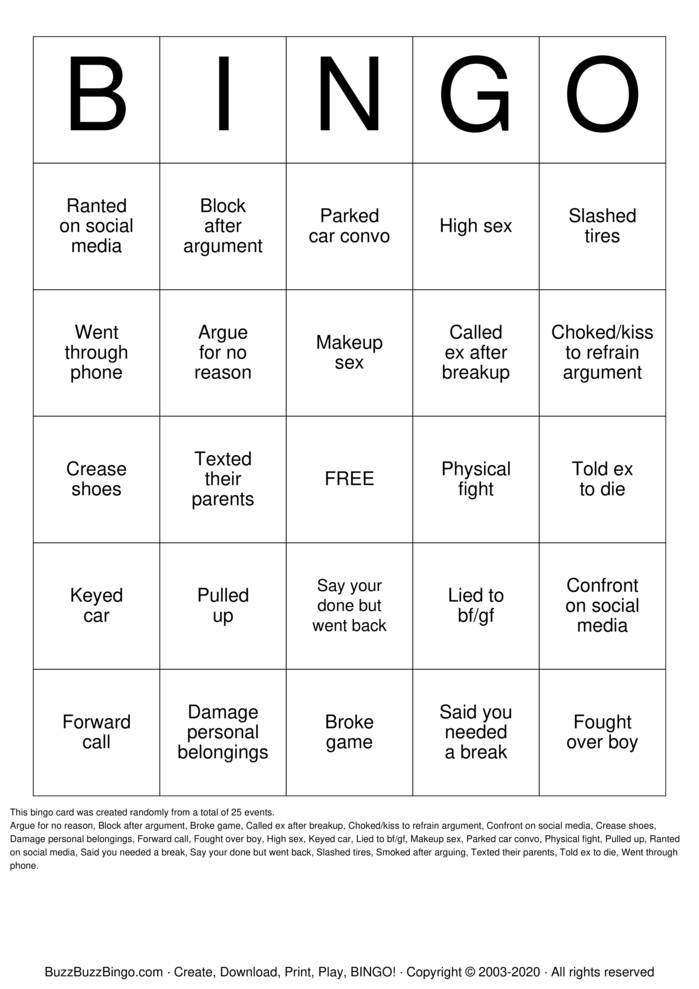 Free Space Bingo Cards To Download Print And Customize 