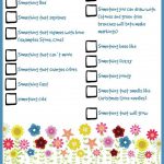 FREE Spring Scavenger Hunt Printable For Kids Download