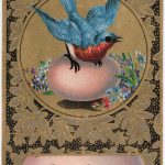Free Vintage Clip Art Amazing Bluebird With Egg The