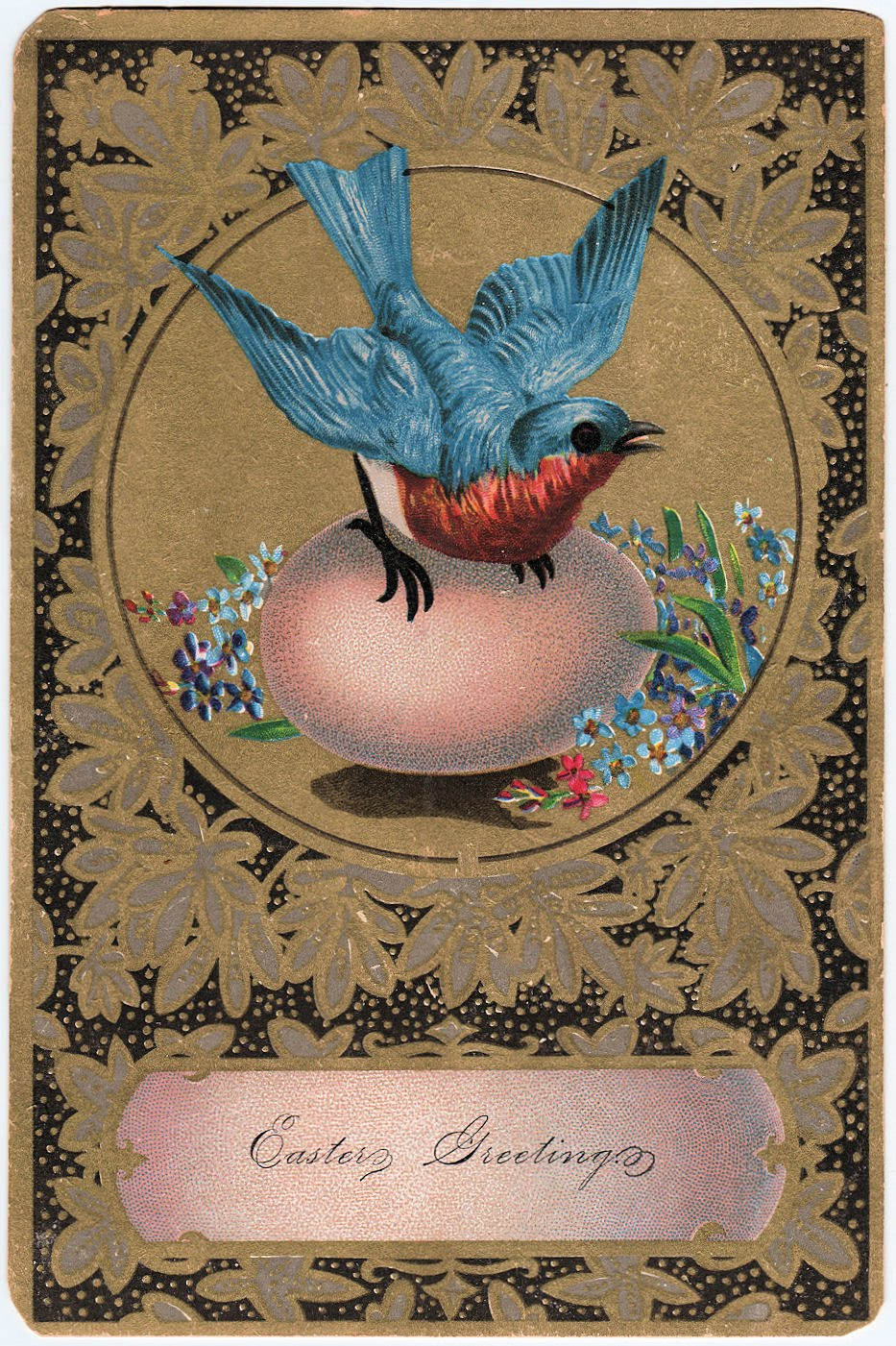 Free Vintage Clip Art Amazing Bluebird With Egg The 