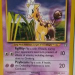 GIRAFARIG Pok mon Basic Card 58 111 With Agility Psybeam