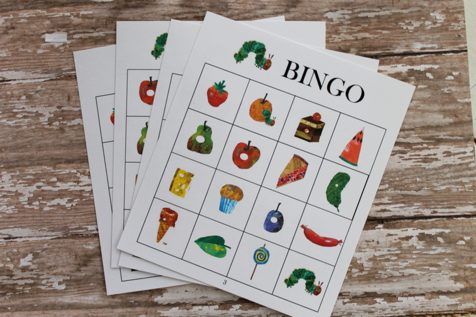 Hungry Caterpillar BINGO Game Frolic And Frills