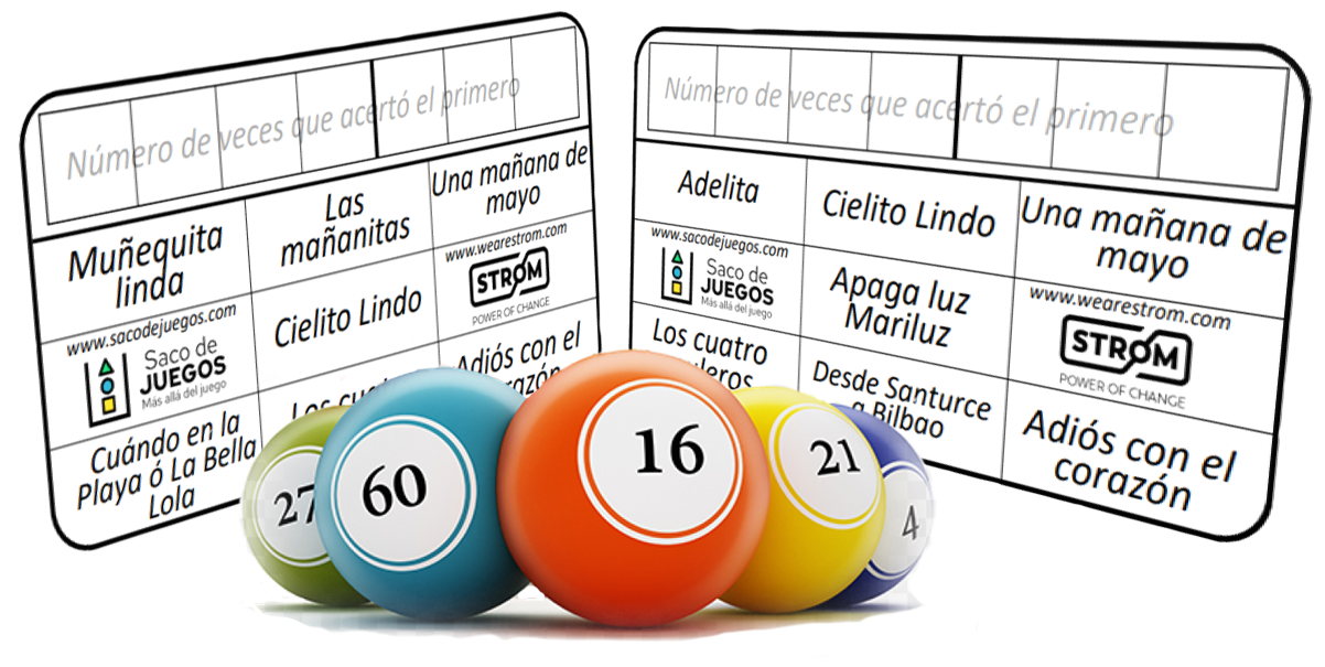 INF Bingo Musical Online Sacodejuegos