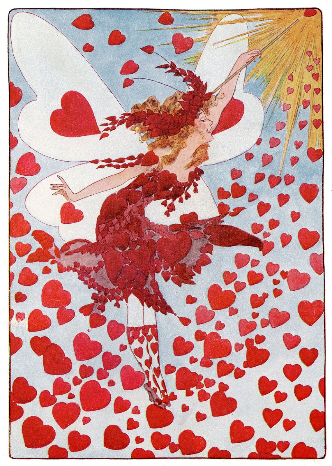 Instant Art Printable Valentine s Fairy The Graphics Fairy