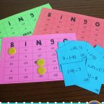 Integer Operations BINGO Math Game Integers Integer