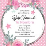 Las Mejores Invitaciones De Baby Shower De Ni a Para Ed