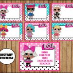 LOL Surprise Dolls School Label Name Label Name Tag