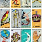 LOTERIA Collage Sheet Vintage Loteria Card Mexican Hecho