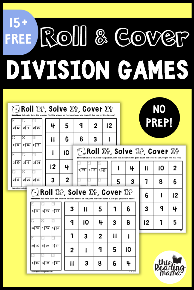 Multiplication And Division Printables This Reading Mama