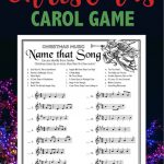 Name That Song Fill In The Blank Free Printable