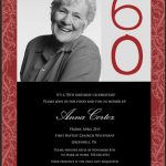 Nice 60th Birthday Party Invitations Download This