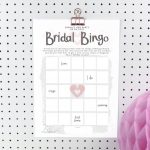 Personalised Bridal Bingo Hen Party Game To Print By