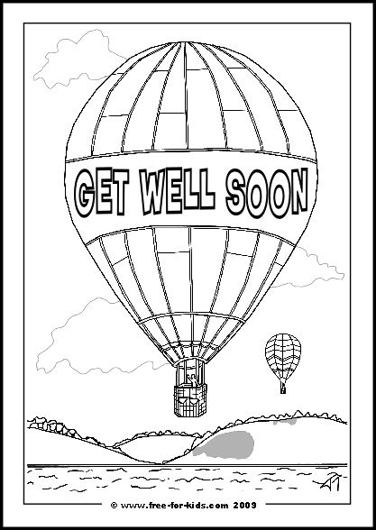 Printable Get Well Soon Colouring Pages Get Well Cards 