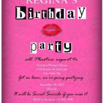 Printable Mean Girls Inspired Birthday Invitation
