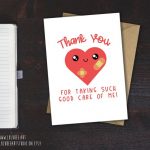 Printable Thank You Nurse Card Medical Team Thanks Card