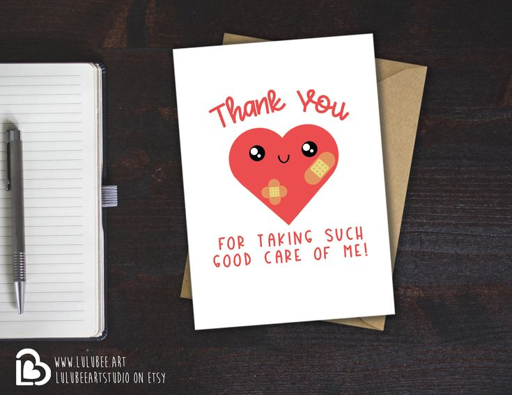 Printable Thank You Nurse Card Medical Team Thanks Card 