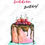 Quarantine Birthday Card Lockdown Birthday Card Download