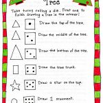 Roll A Christmas Tree Game FREE Printable Happy Home