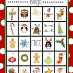 Thanksgiving Bingo Game Printable Christmas Bingo Cards