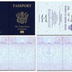 Us Blank Passport Template Invitation Templates