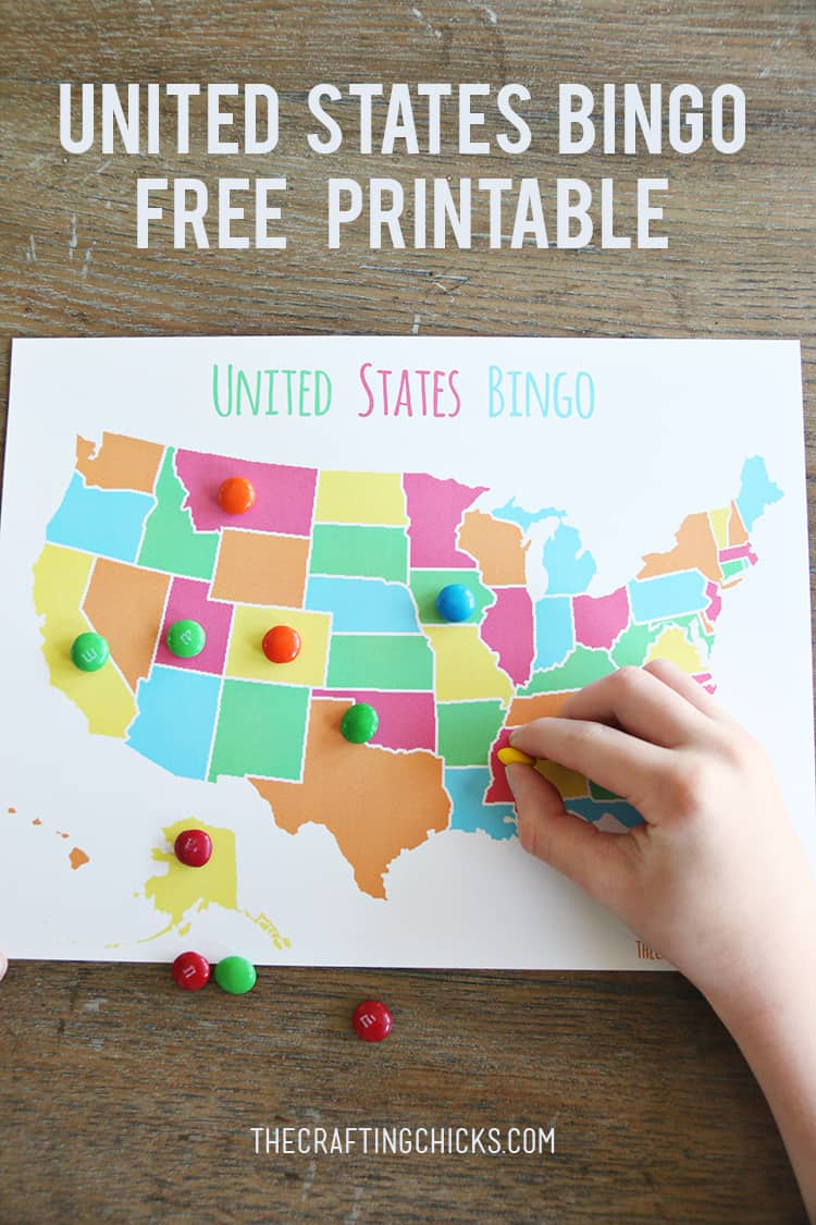 US Map Game FREE Printable US State Map Skip To My Lou