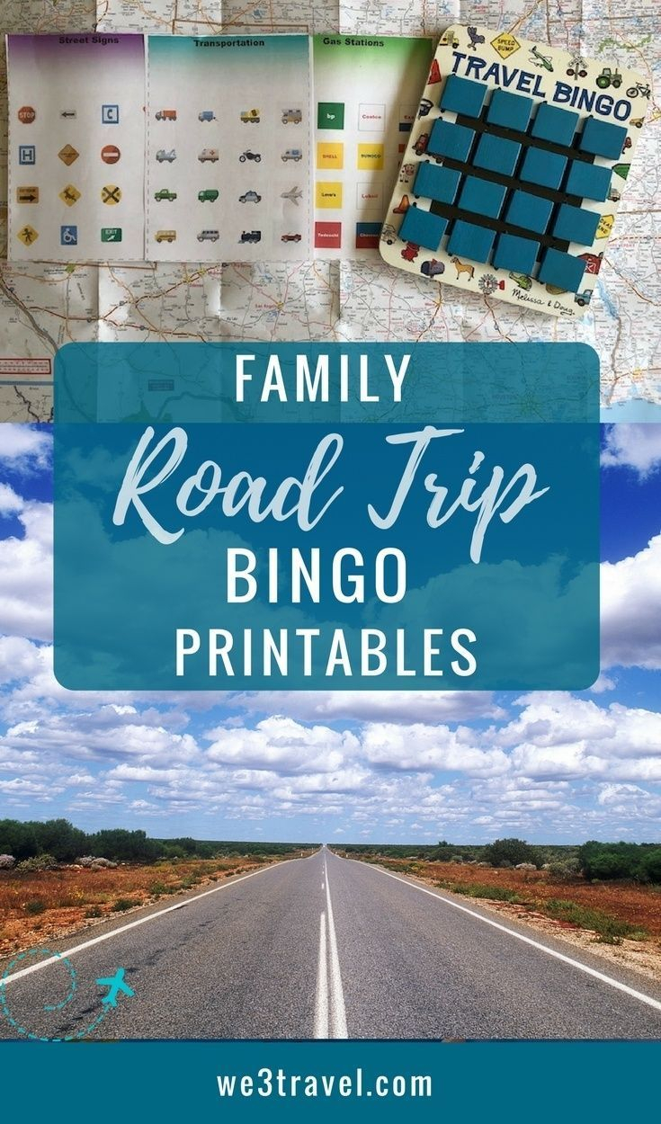 Use These Road Trip Bingo Printables To Fight Boredom On 