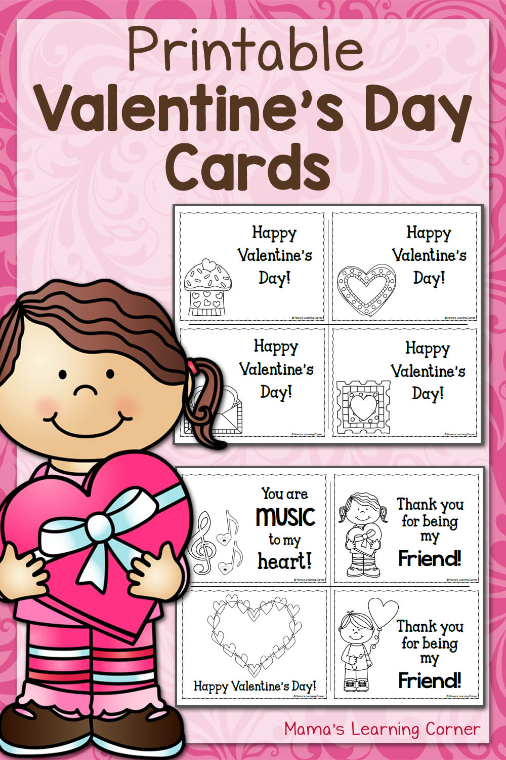 Valentine Worksheets For Kindergarten And First Grade 