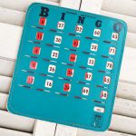 Vintage 1950s Pla Mor Bingo Card Set 19 Bingo Cards Blue